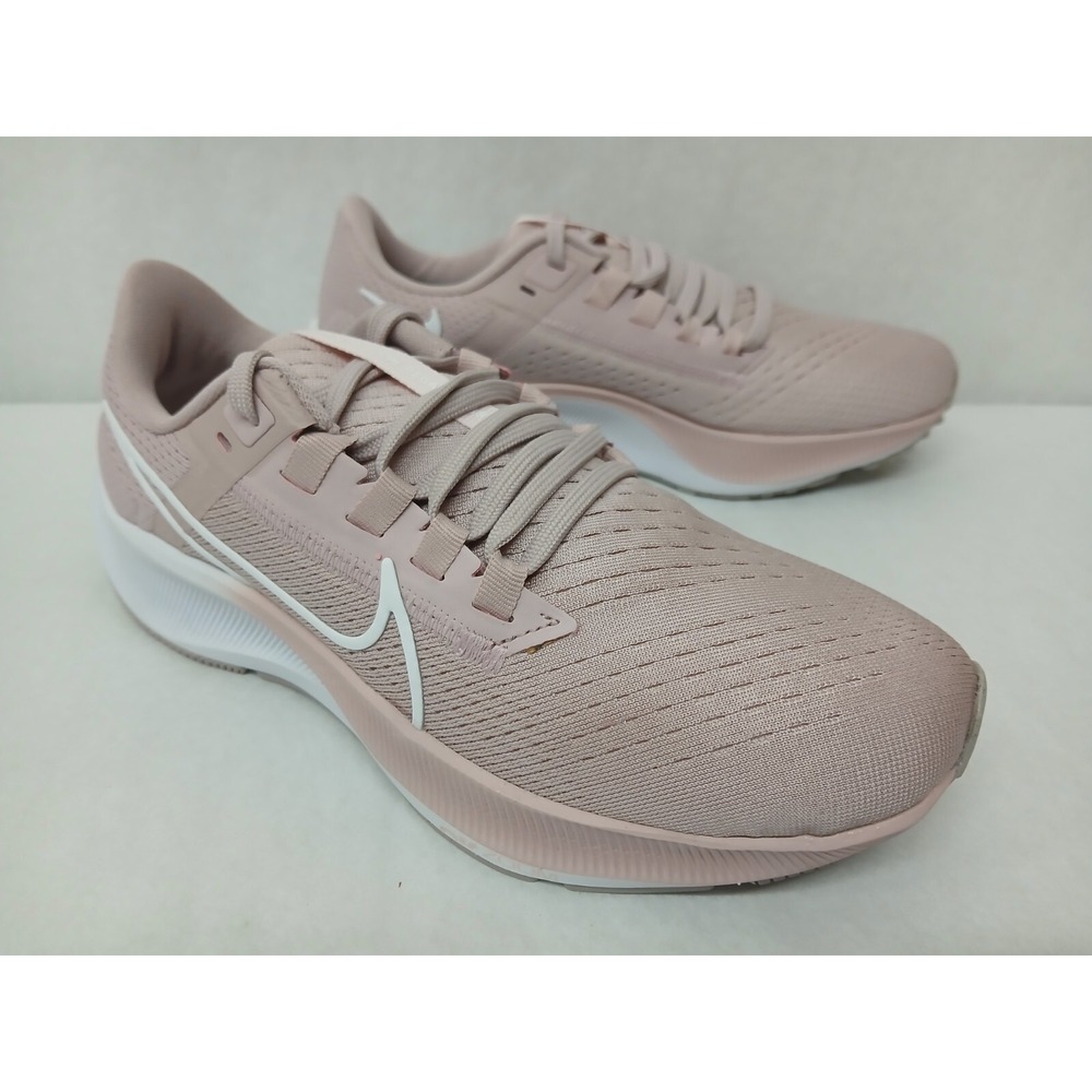 Nike Women's Air Zoom Pegasus 38 Running Shoes CW7358-601 Champagne White Sz 6.5